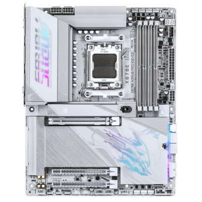 Gigabyte Материнська плата X870E A PRO X3D ICE sAM5 X870 4xDDR5 M.2 Wi-Fi BT HDMI DP ITX