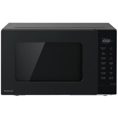 Panasonic Мікрохвильова піч, 24л, 900Вт, гриль, РК дисплей, чорний