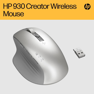 HP Миша Creator 930, WL, сріблястий