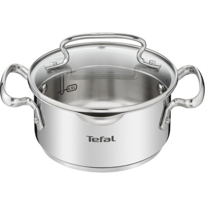 Tefal Каструля з кришкою Duetto+ , 16 см, 1.5 л , нержавіюча сталь