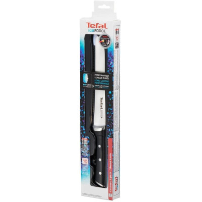 Tefal Ніж для хліба Ice Force, 20см, нержавіюча сталь, пластик, чорний