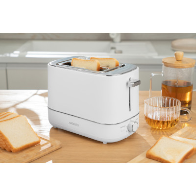 ARDESTO Тостер T-F420B, 800Вт, пластик, 2 слоти, білий ARDESTO Тостер T-F420B, 800Вт, пластик, 2 слоти, білий