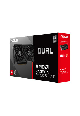ASUS Відеокарта Radeon RX 9060 XT 8GB GDDR6 DUAL-RX9060XT-8G