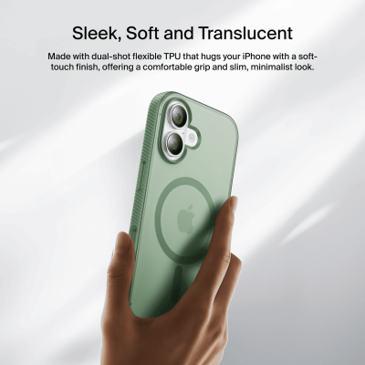 Belkin Чохол Belkin для iPhone 17, Magnetic Protective Grip, Sage