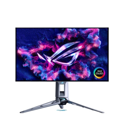 ASUS Монітор Asus 26.5" ROG Swift PG27AQWP-W 2xHDMI, DP, 3xUSB, OLED, 2560x1440, 540Hz, 0.02ms, DCI-P3 99.5%, FreeSync, Pivot, HDR500