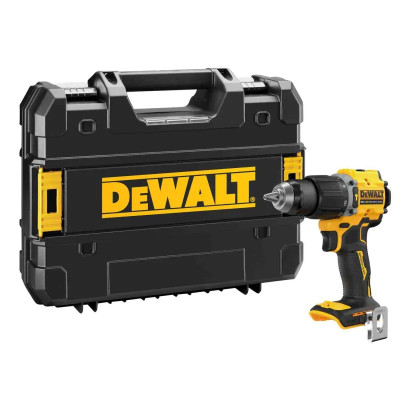 DeWALT Шурупокрут-дриль ударний акумуляторний XR Li-Ion 18В 90Нм 0-450·0-1650об/хв 0-7650·0-28050уд/хв кейс TSTAK 1.17кг без АКБ та ЗП