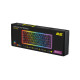 2E Gaming Клавіатура KG345 RGB 68key USB Transparent