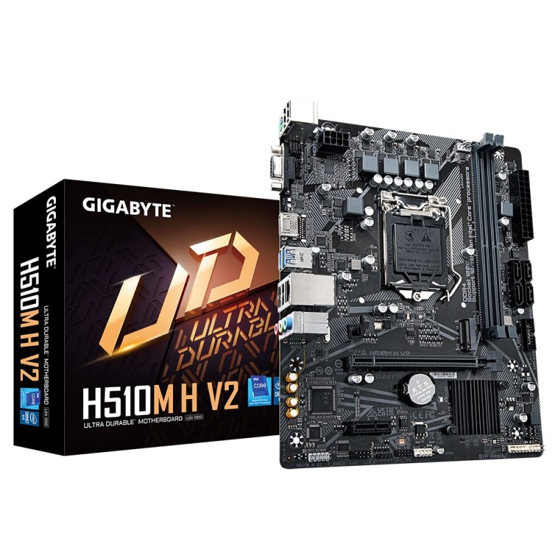 Gigabyte Материнська плата H510M H V2 s1200 H510 2xDDR4 HDMI mATX