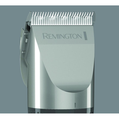 Remington Машинка для стрижки Genius, мережа+акум., насадок-8, кейс,ножиці, гребінець в компл, керамич.напиленя, чорний