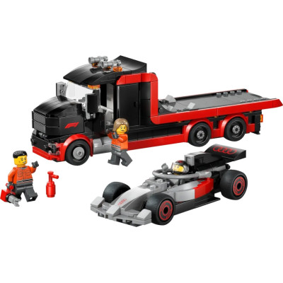 LEGO Конструктор LEGO City Вантажівка для демонстрації F1 із перегоновим автомобілем Audi F1