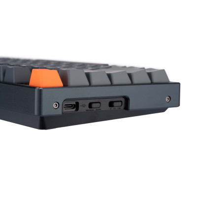 Keychron Клавіатура механічна K8 87Key, Gateron G Pro Blue, Hot-Swap, Aluminum Frame, BT/USB-A, EN/UKR, RGB, Black