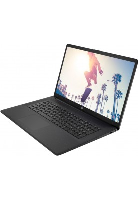 HP Ноутбук 17-CP2001ua 17.3" FHD IPS AG, AMD R5-7520U, 8GB, F512GB, UMA, DOS, чорний