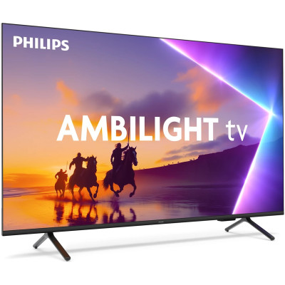 Philips Телевізор 55" QLED 4K 60Hz Smart Titan OS Black Ambilight