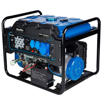 EnerSol Генератор бензиновий 230В 7/7.5кВт електростартер двигун EnerSol ES-450G 84.5кг