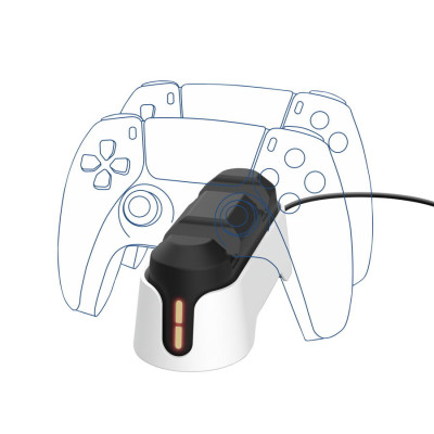 Trust Зарядна станція для геймпадів Trust GXT 228 for PS5, білий