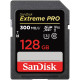 SanDisk Карта пам'яті SD 128GB C10 UHS-II U3 V90 R300/W260MB/s Extreme Pro