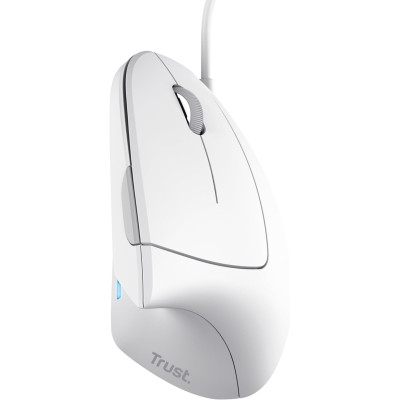 Trust Миша Verto Ergonomic, USB-A, Білий