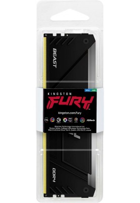 Kingston Пам'ять ПК DDR4 16GB 3200 FURY Beast RGB