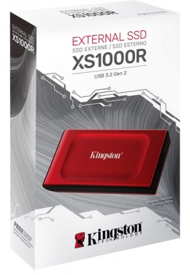 Kingston Портативний SSD 2TB USB 3.2 Gen 2 Type-C XS1000