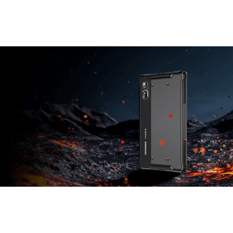 Doogee Планшет R08 10.1" 6ГБ, 256ГБ, LTE, 7680мА•г, Android, чорний