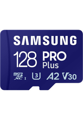 Samsung Карта пам'яті microSDXC 128GB C10 UHS-I R180MB/s PRO Plus