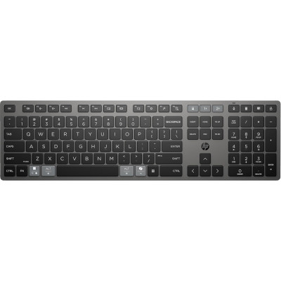 HP Клавіатура мембранна 720 Multi-Device Rechargeable, 109key, WL/BT, EN/UK, чорний