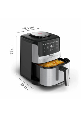 Tefal Мультипіч Easy Fry Silence, 1670Вт, чаша-5л, сенсорне керув., 10 програм, пластик, нерж.