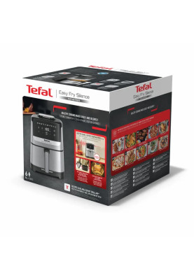 Tefal Мультипіч Easy Fry Silence, 1670Вт, чаша-5л, сенсорне керув., 10 програм, пластик, нерж.