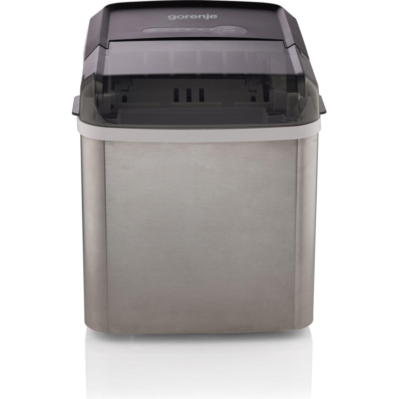 Gorenje Льодогенератор побутовий, 12кг/добу, 1,3л, дисплей, сріблясто - чорний