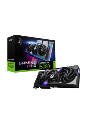 MSI Відеокарта GeForce RTX 5080 16GB GDDR7 GAMING TRIO OC