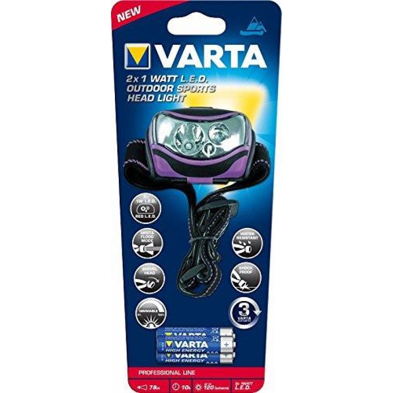 VARTA LED Outdoor Sports Head Light