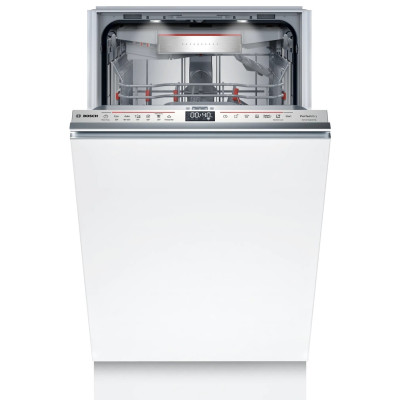 Bosch Посудомийна машина вбудована, 10компл., A+, 45см, дисплей, 3й кошик, білий