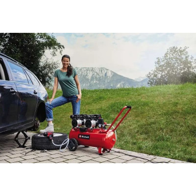 Einhell Компрессор повітряний безмасляний TE-AC 270/50 Silent Plus, 1500Вт, 50л, 270л/хв, 8бар, 54дБ, 4 циліндри, 42.6кг Einhell Компрессор повітряний безмасляний TE-AC 270/50 Silent Plus, 1500Вт, 50л, 270л/хв, 8бар, 54дБ, 4 циліндри, 42.6кг