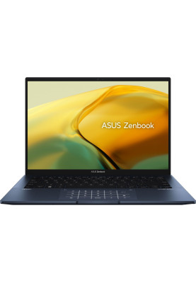 ASUS Ноутбук Zenbook 14 UX3402VA-KP782 14" WQXGA IPS, Intel i7-13700H, 16GB, F512GB, UMA, NoOS, Синій