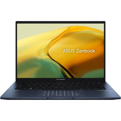 ASUS Ноутбук Zenbook 14 UX3402VA-KP782 14" WQXGA IPS, Intel i7-13700H, 16GB, F512GB, UMA, NoOS, Синій