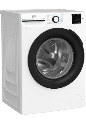 Beko Пральна машина фронтальна, 9кг, 1200, A+++, 55см, дисплей, інвертор, пара, білий