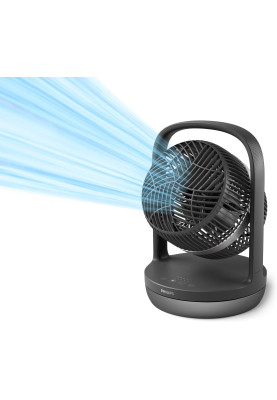 Philips Вентилятор Philips настільний Series 3000, 22см, 27Вт, таймер, поворот 180, чорний