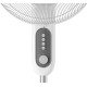 Philips Вентилятор підлоговий Series 1001, 45см, 47Вт, пульт ДК, опора кругла, білий
