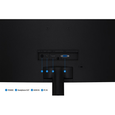 Samsung Монітор 27" S27D390 D-Sub, HDMI, VA, 100Hz, 4ms, CURVED