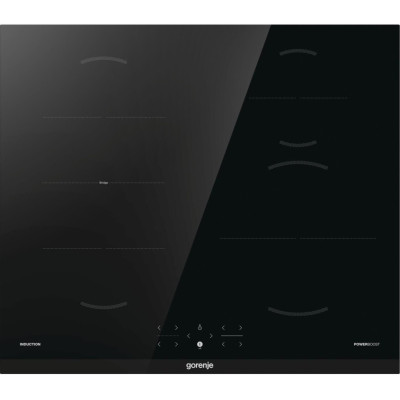 Gorenje Варильна поверхня індукційна, 60см, Bridge, TouchControl, чорний