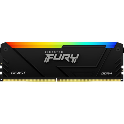 Kingston Пам'ять ПК Kingston DDR4 16GB 3600 FURY Beast RGB