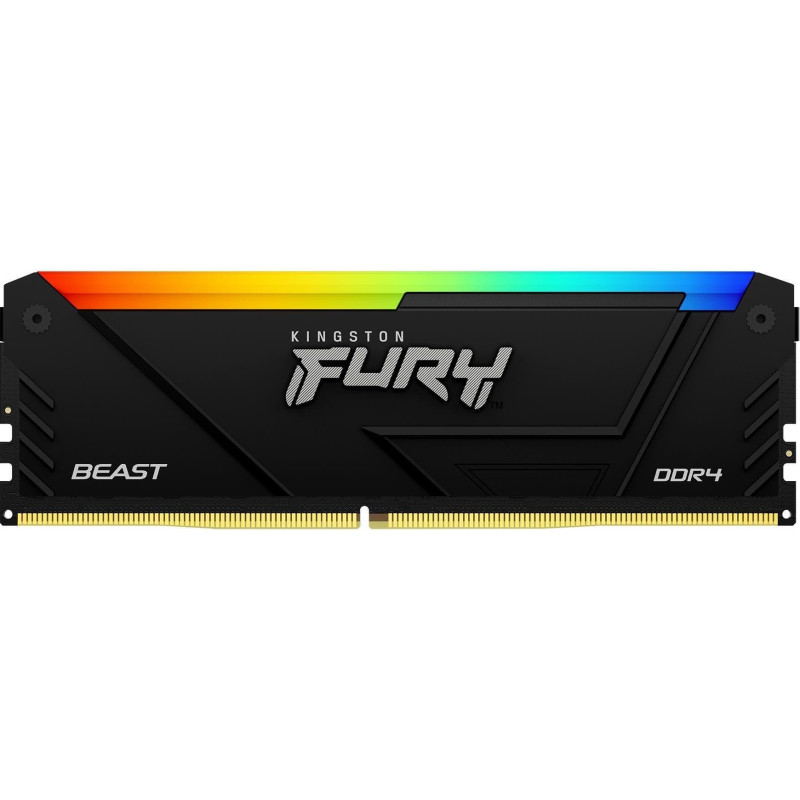 Kingston Пам'ять ПК Kingston DDR4 16GB 3600 FURY Beast RGB