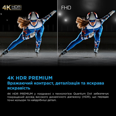 TCL Телевізор 75" MiniLED 4K 144Hz Smart Google TV Titan ONKYO sound