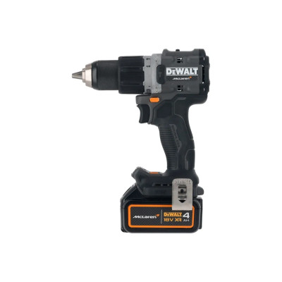 DeWALT Шурупокрут-дриль ударний аккумуляторний McLaren F1 TEAM LIMITED EDITION XR Li-Ion 18В акб 2х4А·рік 90Нм 0-650·0-2000об/хв 0-11050·0-34000уд/хв кейс.