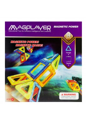 MagPlayer Конструктор магнітний 14 ел. (MPB-14)