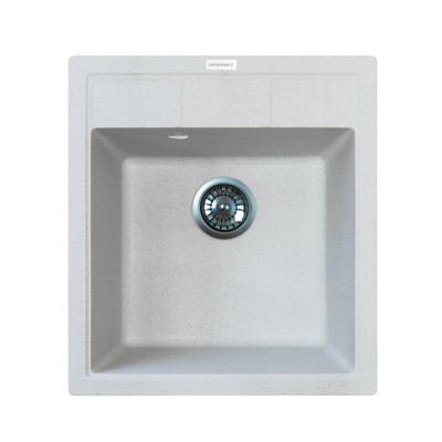 Adamant Мийка кухонна Brick, штучний камінь, квадрат, без крил, 460x515x200мм, чаша - 1, врізна, Old stone