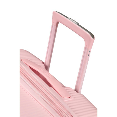 American Tourister Валіза American Tourister, Soundbox, поліпропілен, середня, 67см, 71.5/81л, TSA, 4 колеса, EXP, пастельно-рожевий