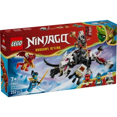 LEGO Конструктор LEGO Ninjago Зільвар і дракон Гримтак