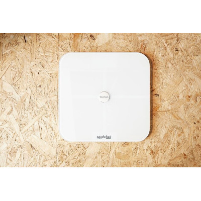 Tefal Ваги підлогові Goodvibes Sport, 180кг, Bluetooth, 4xAAA в комплекті, скло, білий