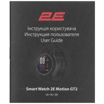 2E Смарт-годинник Motion GT2 47мм, 1.32", 360x360, BT 5.2, Чорно-червоний 2E Смарт-годинник Motion GT2 47мм, 1.32", 360x360, BT 5.2, Чорно-червоний